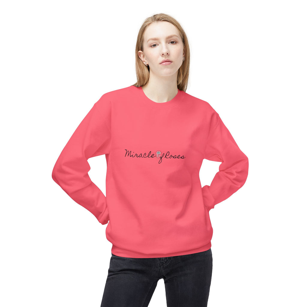 Wear your Strength | Miracle of Roses Crewneck Sweatshirt