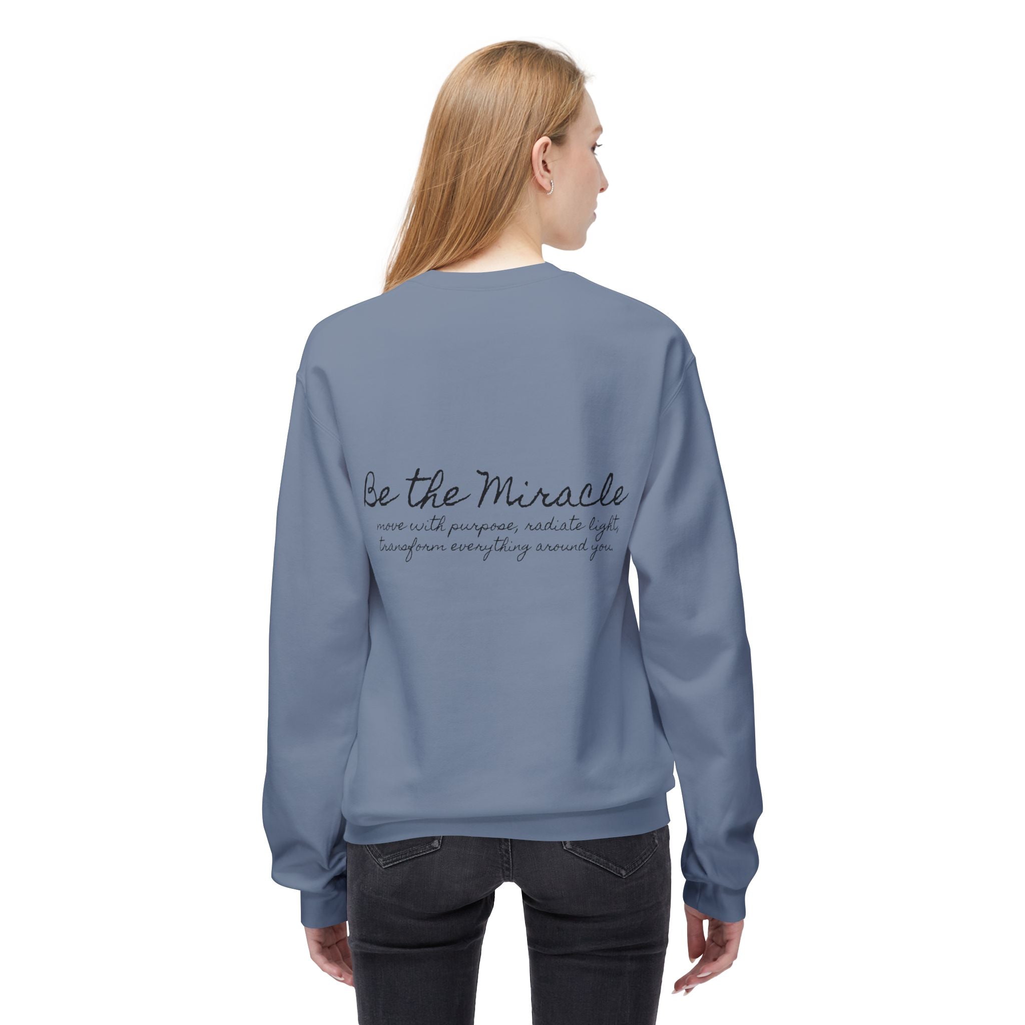 Be the Miracle | Miracle of Roses Crewneck Sweatshirt