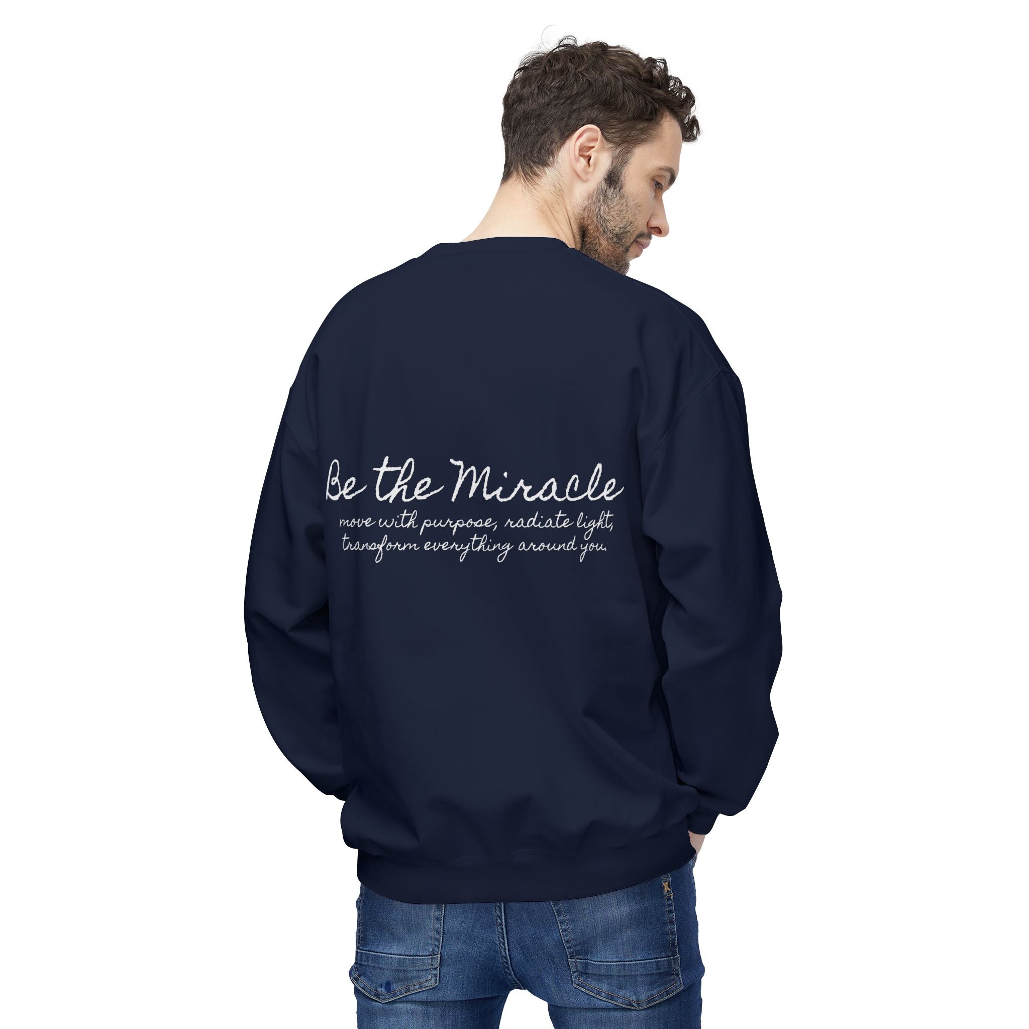 Be the Miracle | Miracle of Roses Crewneck Sweatshirt