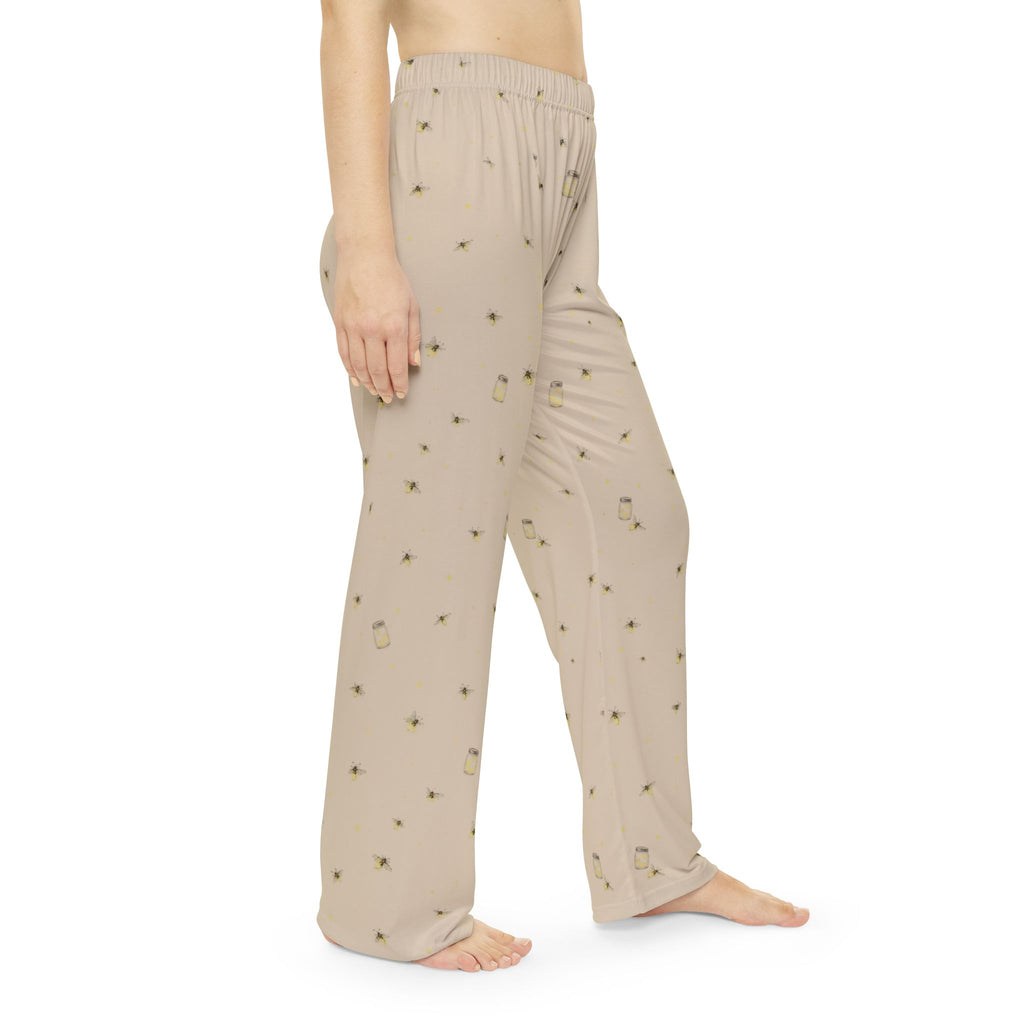 Lanterns of the Garden | Miracle of Roses Pajama Pants-Sand