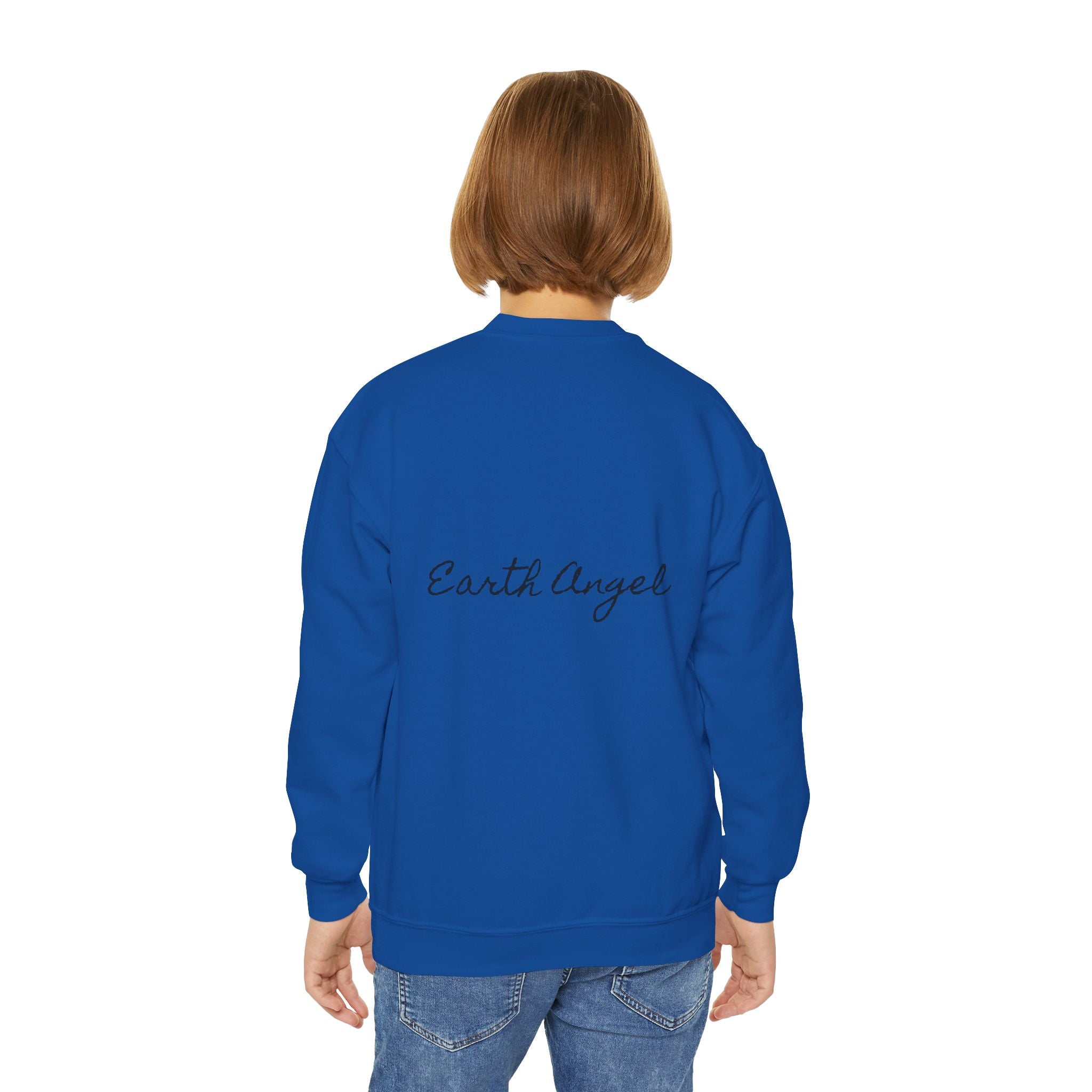 Earth Angel | Miracle of Roses Youth Crewneck Sweatshirt