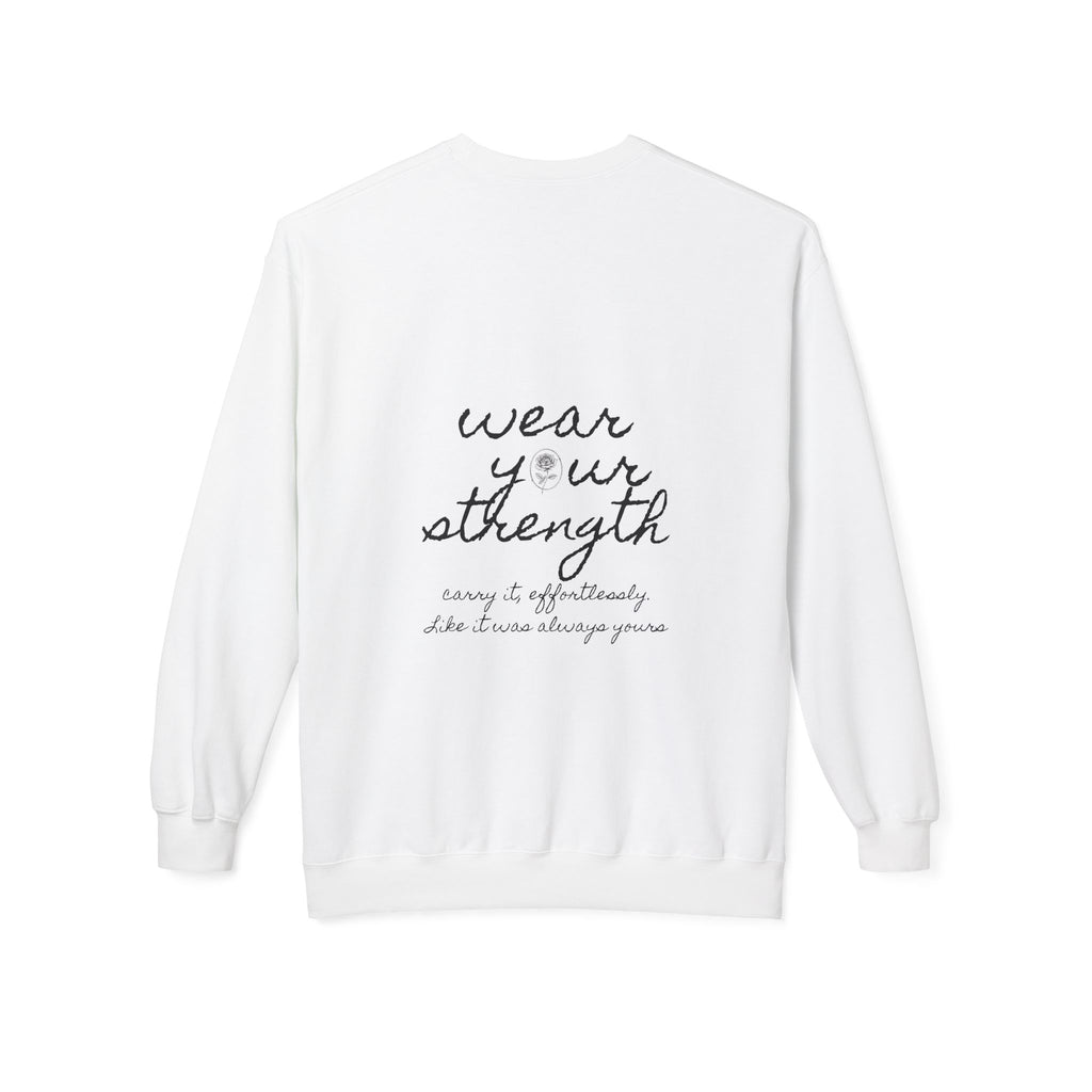 Wear your Strength | Miracle of Roses Crewneck Sweatshirt