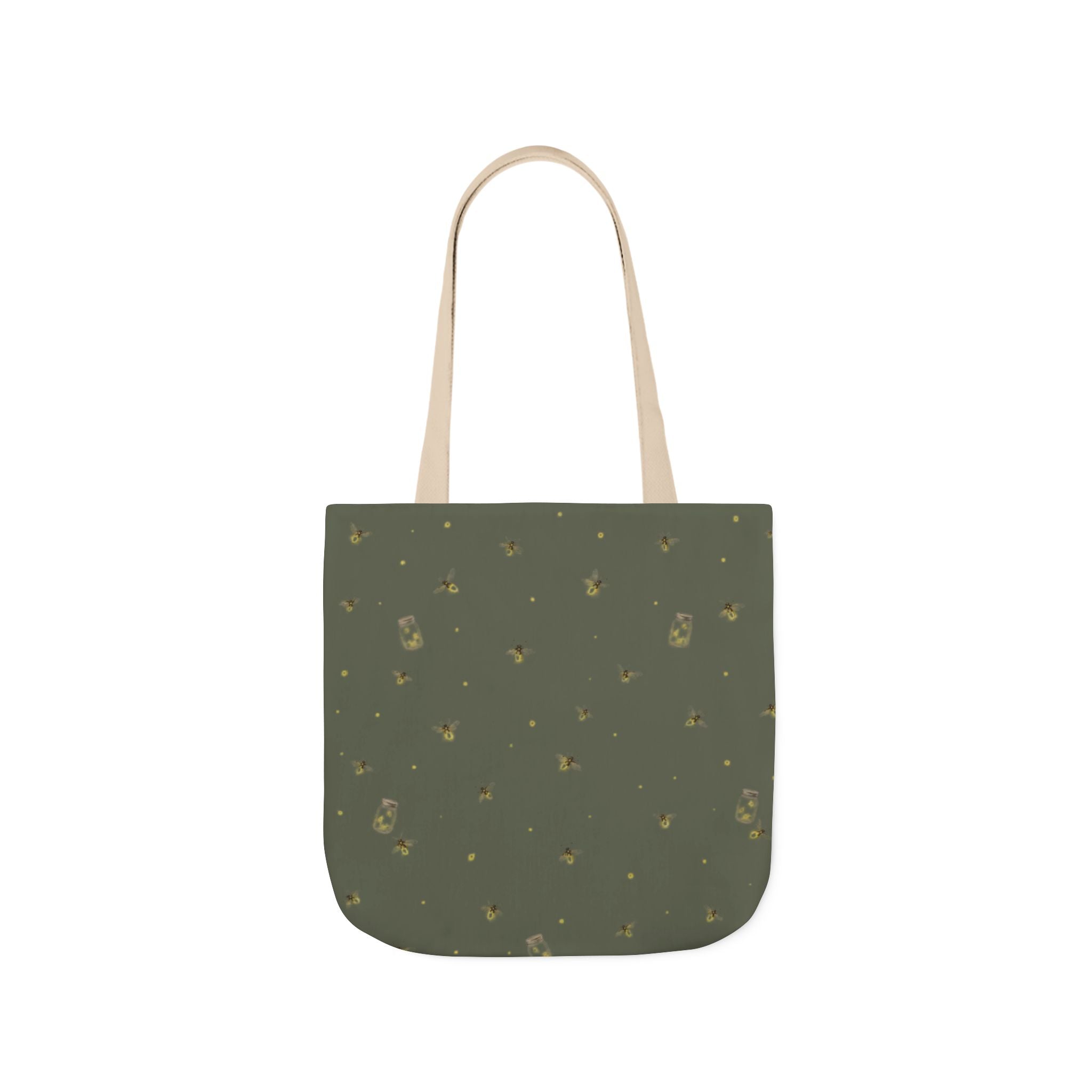 Lanterns of the Garden | Miracle of Roses Tote Bag-Green