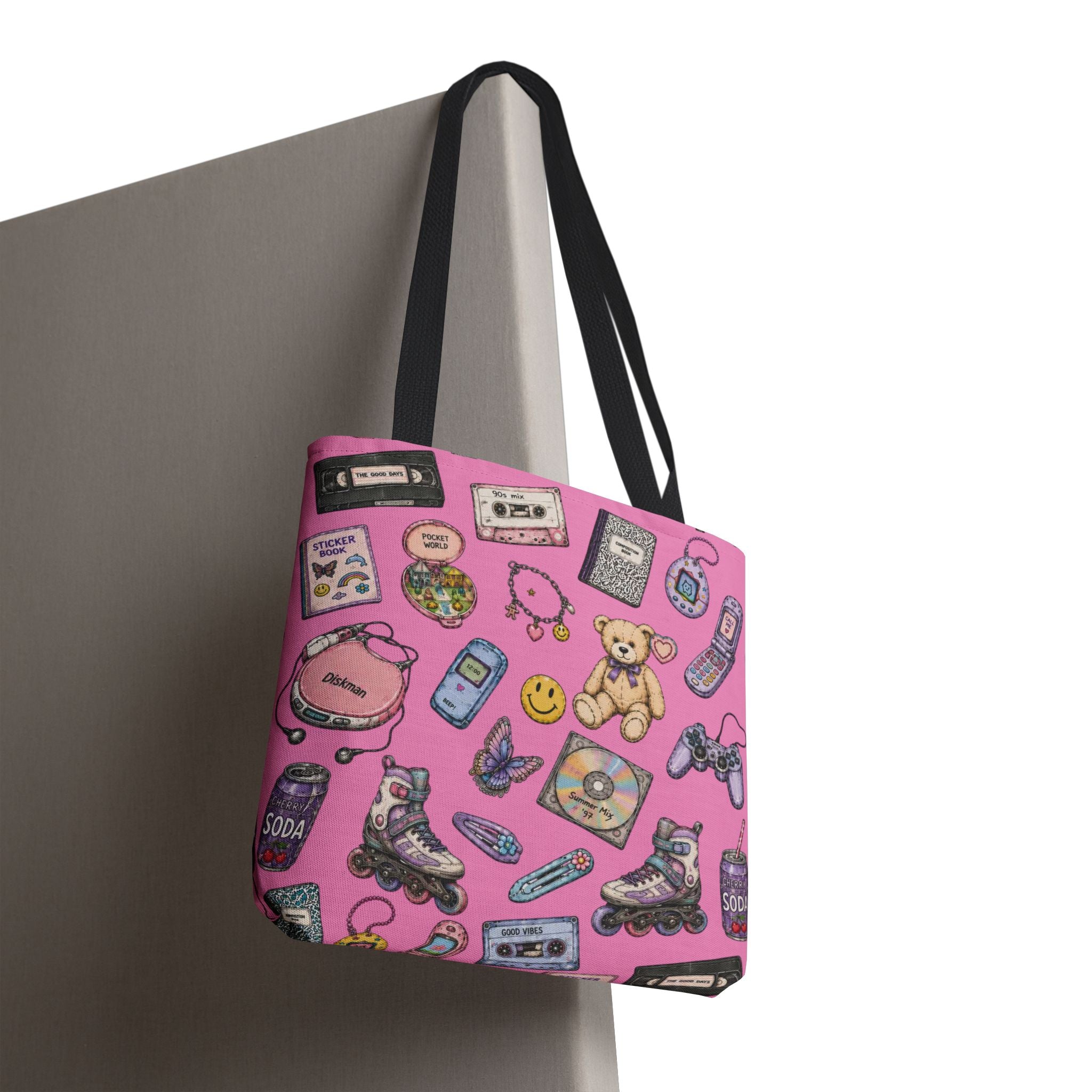 Rewind | Miracle of Roses Tote Bag-Pink