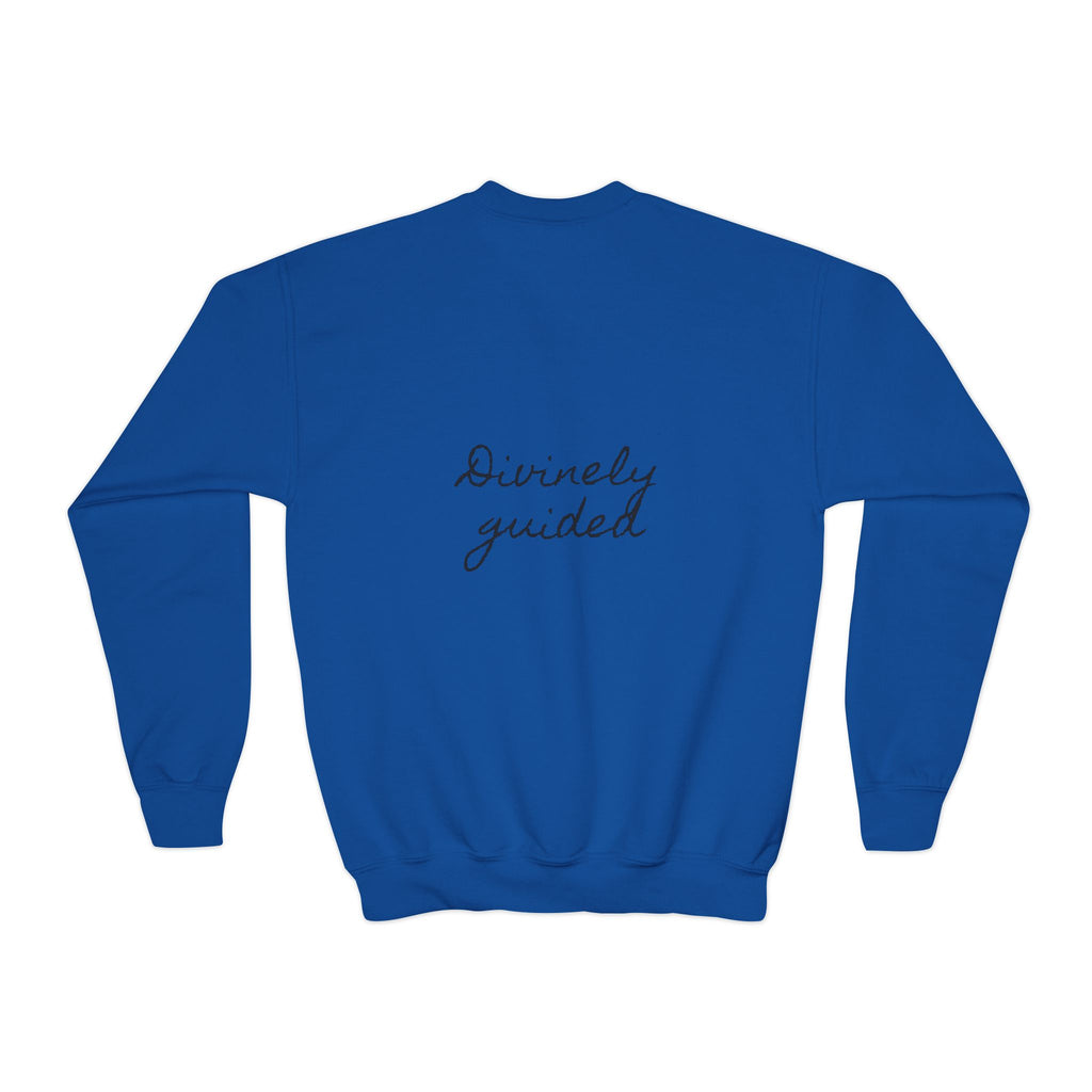 Divinely Guided | Miracle of Roses Youth Crewneck Sweatshirt