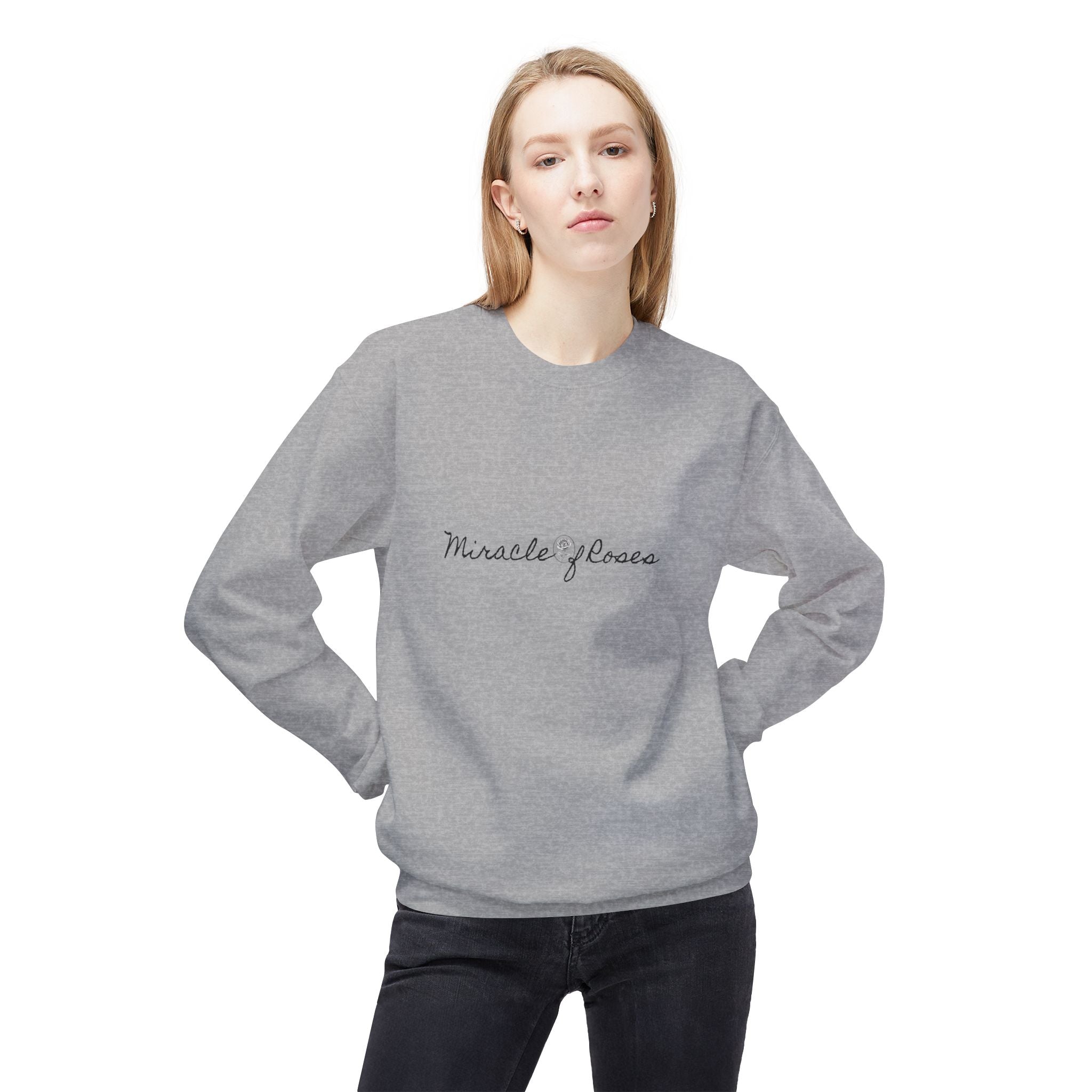 Wear your Strength | Miracle of Roses Crewneck Sweatshirt