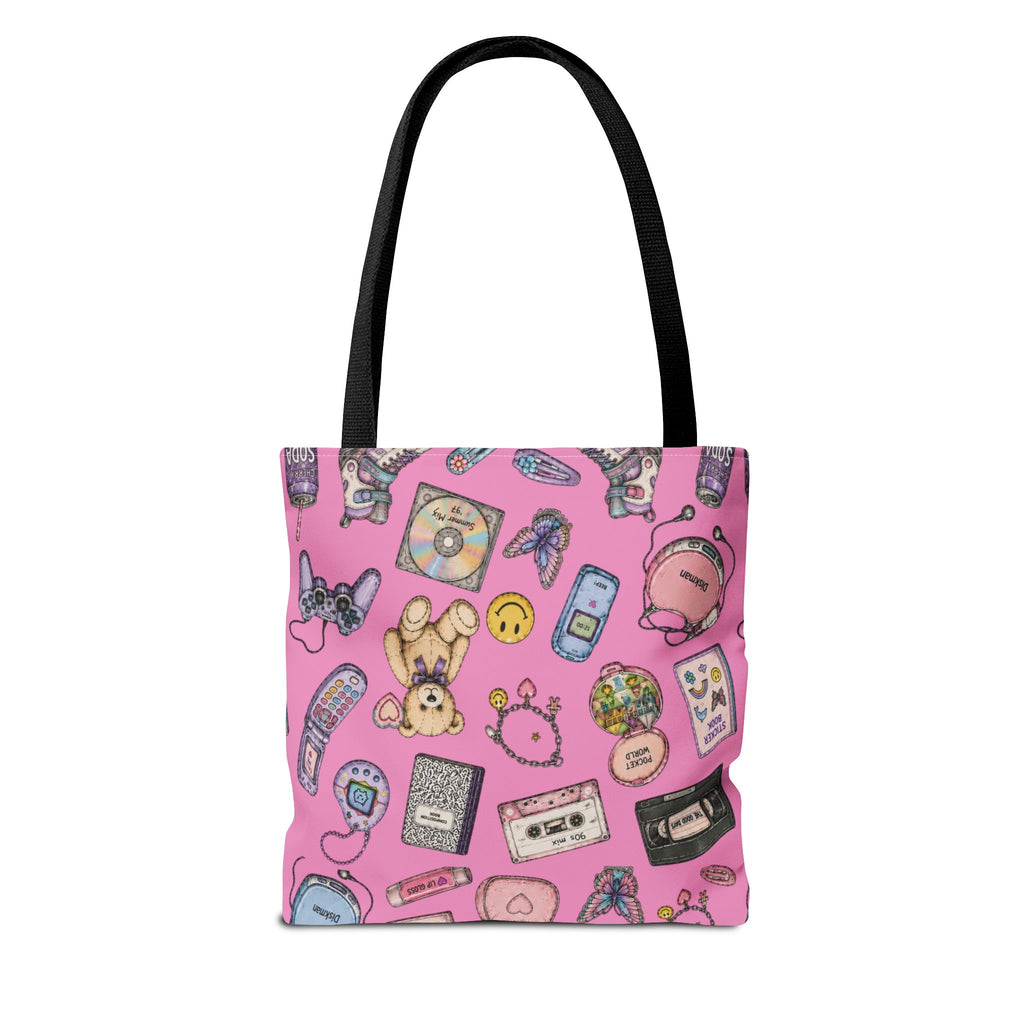 Rewind | Miracle of Roses Tote Bag-Pink