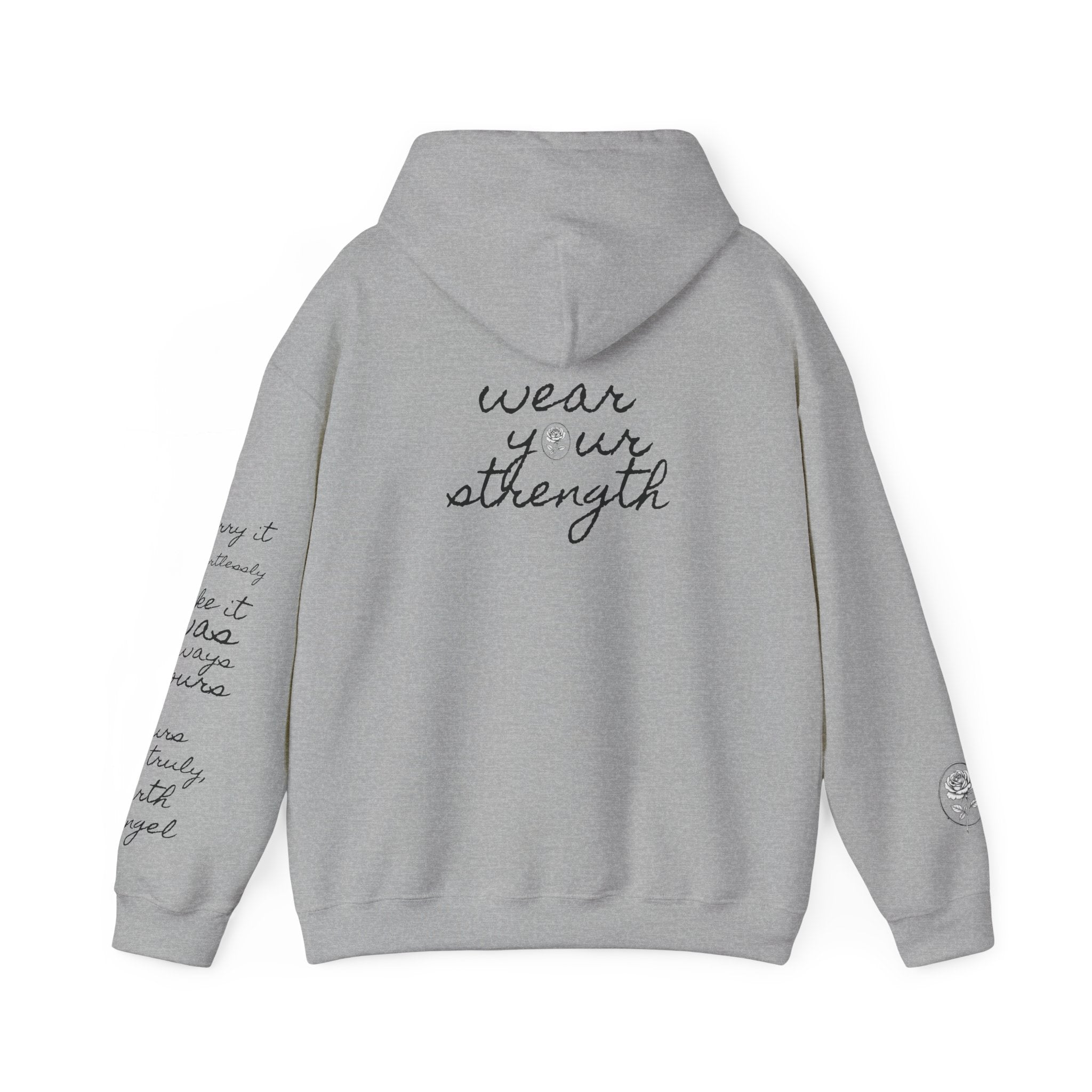 Wear your Strength-Radiate | Miracle of Roses Hoodie