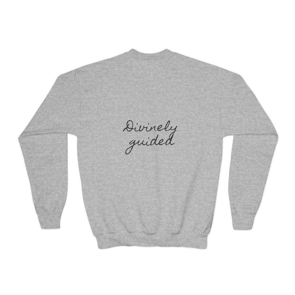 Divinely Guided | Miracle of Roses Youth Crewneck Sweatshirt