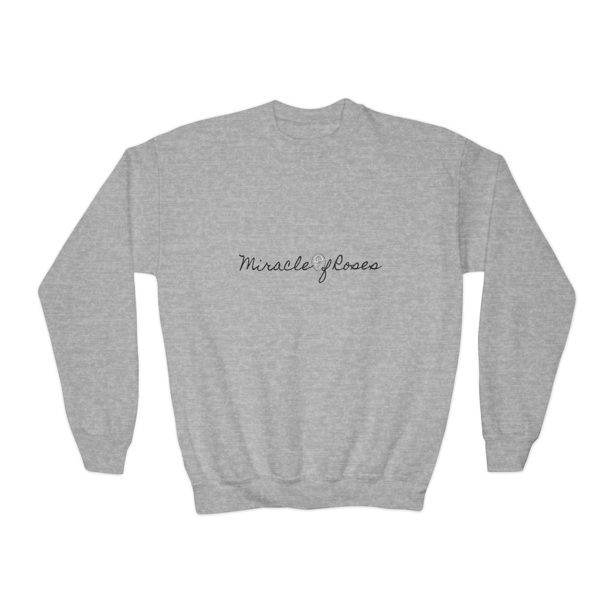 Brightest Light | Miracle of Roses Youth Crewneck Sweatshirt