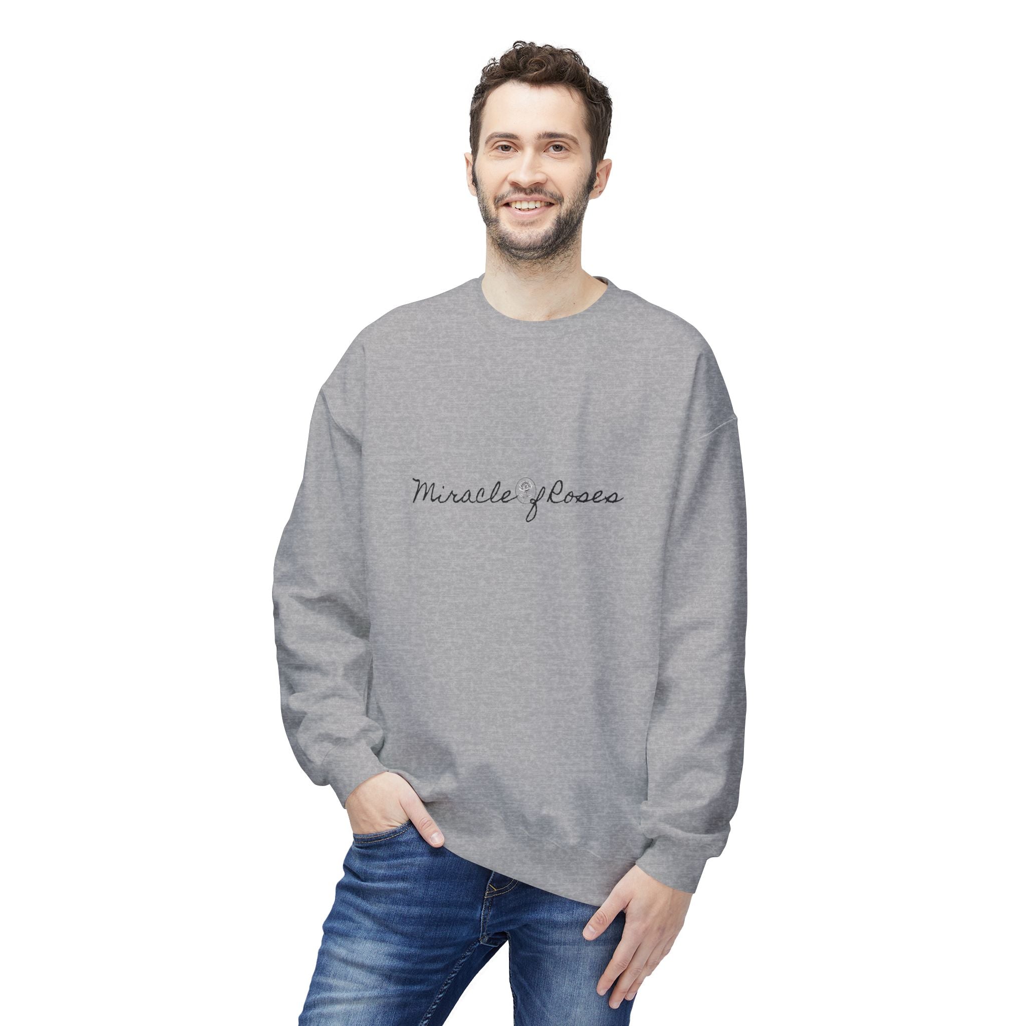 Authentic Self | Miracle of Roses Crewneck Sweatshirt