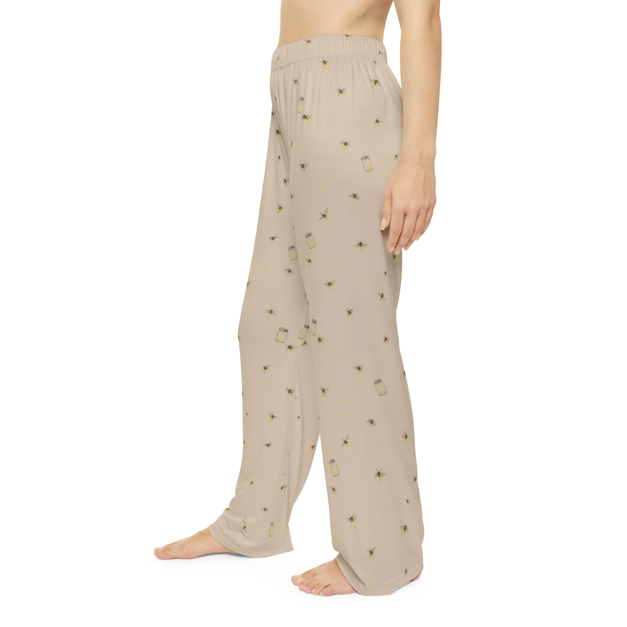 Lanterns of the Garden | Miracle of Roses Pajama Pants-Sand