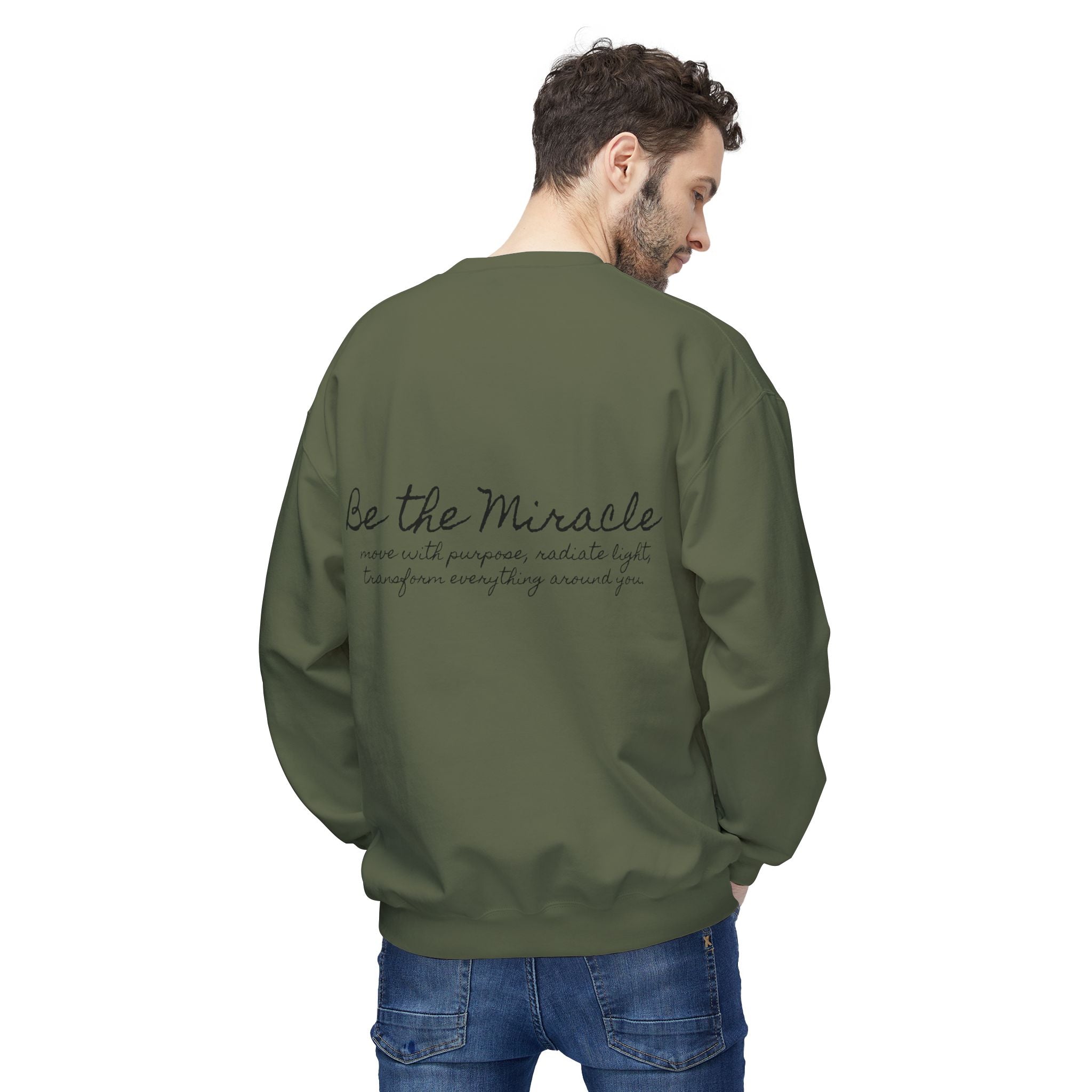 Be the Miracle | Miracle of Roses Crewneck Sweatshirt